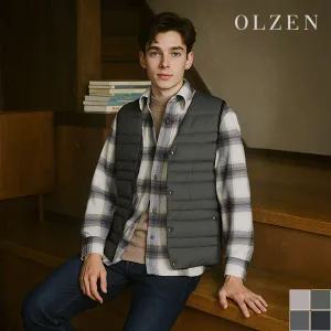 [올젠] 경량 브이넥 패딩 조끼 (ZPC4VP1801)