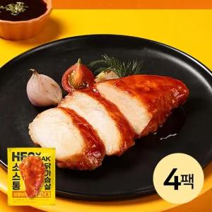 [허닭] PICK 소스 통 닭가슴살 닭갈비맛 4팩