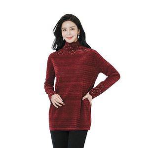 [NS홈쇼핑][바띠] 레이스 벨벳 티블라우스[34800100]