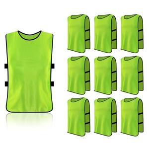 히즈플랜 축구 팀조끼 10p, 그린, FREE