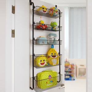 노바리빙 와이어 5단 다용도 문걸이 수납 철제 선반 공간 활용 간단 설치 디자인특허