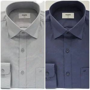 [레노마셔츠]일반핏/긴소매/구김성 적은/카라-스냅버튼/옴므 정장 와이셔츠