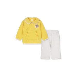 [탑텐키즈](하남점)24년 FW (여아) 유아 멸종위기동물 기모트리콧 아노락 셋업 MKE4IP2301