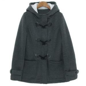 [HYIK0GHI_4B]여성 여자겨울코트 학생스타일 후드 더플코트