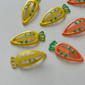 [HYIJV2UR_4B]Y2K 헤어핀 똑딱 귀여운 과일 똑딱핀 당근