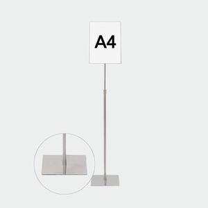 [HYIJXJTB_4B]POP거치대 판넬 사각 베이스 a4 사인 스탠드