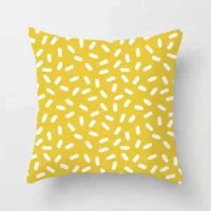옐로우 컬러 예쁜 소파 쿠션 커버 45x45 선택 A타