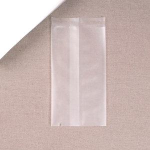 반투명봉투 6.5x13cm 100장/휘낭시에 포장/쿠키봉투/긴봉투/실링/포장/포장비닐/반투명쿠키봉투