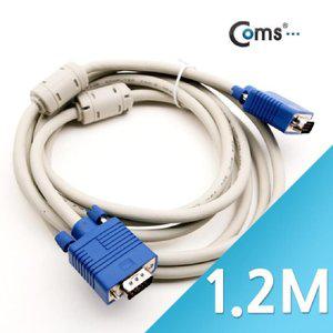 Coms 보급형 모니터 RGB 케이블 1.2M - M M 타입 (WFFQAZP)