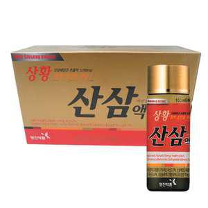 영진약품 상황 산삼 배양근액 100mlX10병/산삼배양근 상황버섯 홍삼 드링크 음료 병문안 부모님 선물