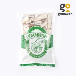 대왕오징어 귀채(칼집X) 900G 냉동 무라사키 오징어채 튀김용 짬뽕용