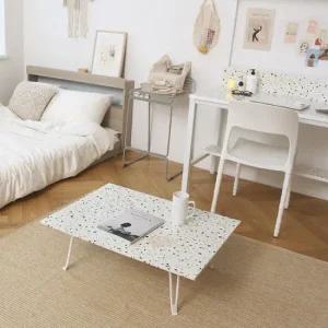 텐스페이스 페페 테라조 800 접이식테이블 PE028