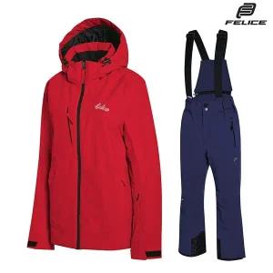 [하프클럽/]펠리체 리나 노아 스키복 보드복 세트 레드