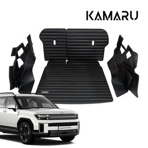 싼타페 트렁크매트 카마루 럭스 가죽 풀커버 트렁크매트 A+B+C파트