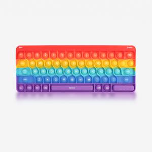 푸쉬팝영문키보드-레인보우