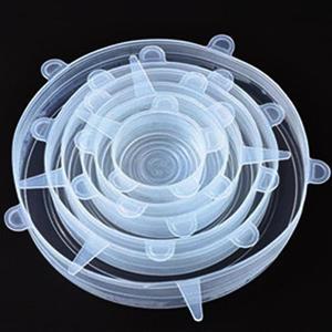 [KGPQS5XR_4B]SET 6P 뚜껑 실리콘덮개 주방용품 다용도