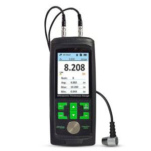초음파 두께 게이지 산업용 882X / 강철, 금속, 플라스틱, 유리, PVC, 파이프 미터 u2013 범위 0.039 ~ 11.811 인치 (1 300mm) | 컬러 LCD (모든 재료)