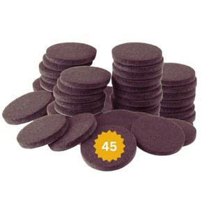 CASAMAX 프리미엄 펠트 가구 패드 - 45피스 u2013 하드우드, 타일 및 라미네이트용 얼티밋 플로어 프로텍터 u2013 바닥 스크래치 방지! (45)