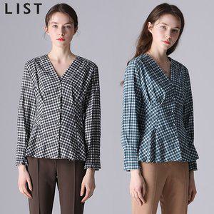 [리스트]프린세스 브이넥 핀턱 블라우스_P319990741