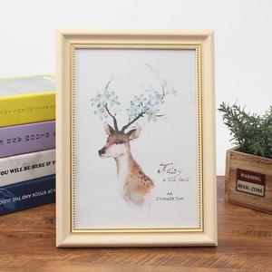 [KGPQVK9O_4B]앤틱무드 상장 액자(A4) (베이지) 수료증