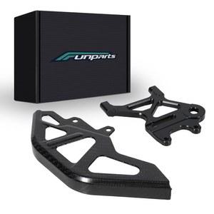 펀파츠 서 론 디스크 가드, 서론 라이트 비 X /S /L1E 세그웨이 X260 X160 전기 더트 바이크용 카본 파이버 모터사이클 리어 브레이크 가드 커버