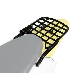 Xitomer 모터사이클 랙 러기지 랙, DRZ400 S /SM DRZ400E 2000-2024 S 2012 2011-2024, 카고 랙 /리어 탑 랙(블랙)