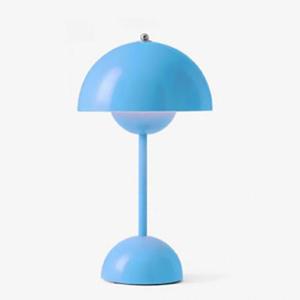 [KGPQWFY4_4B]레트로 선물 블루 무드등 감성 테이블 인테