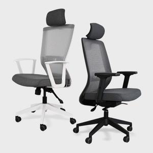 (일반)기본 캐쥬얼 화이트프레임 체어 의자 암-고정