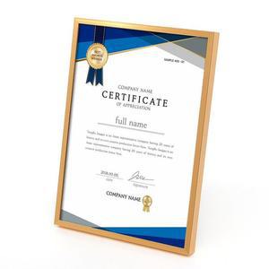 [BZI51J97_51AJ]상장액자 A4 인허가액자 평면