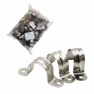 원형 파이프 고정 새들 1set 잡이쇠 스텐 부속 연결 배수관 하수 거치 스테인리스 나사