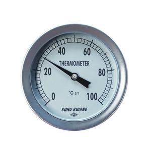 바이메탈 센서가 탑재된 국산 온도 계 T형 75파이 50도 100도 식당 아날로그 튀김 온습도계 기온 측정