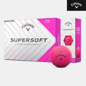 [캘러웨이]2025 캘러웨이 슈퍼소프트 골프볼남여공용핑크2피스 12알 TA3545283