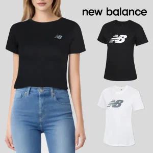 뉴발란스 여성 반팔티셔츠 스포츠 쇼츠 저지 블랙/화이트 3종택1