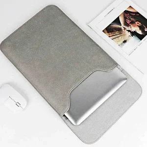 [셀러허브 패션][JHQS80O3_4B]그레이 노트북가죽파우치 노트북용가방