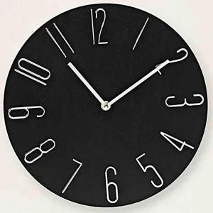 [셀러허브 패션][JHQS877G_4B]북유럽무소음벽시계 블랙 디자인벽시계