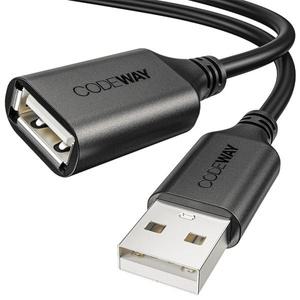 코드웨이 AM-AF USB-A 2.0 to USB-A 2.0 M/F 연장케이블 CP5159-0.5M 0.5m