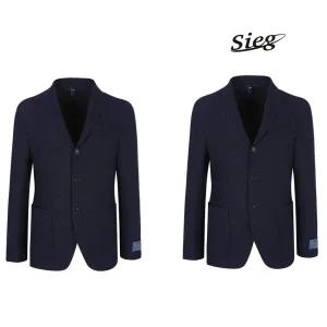 [롯데백화점]지이크 FW 진정한 프리미엄 구아벨로수입원단 모96 블루 스판재킷 4001 DHSIEG