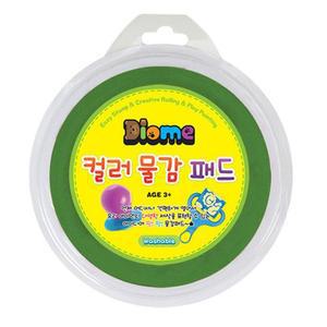 [MEL93N39_52GP]디오메 미술놀이 컬러 물감 패드 (초록)