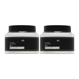 BAS 바스 탈취제 블랙라벨 350g 플레인(무향) x 2개