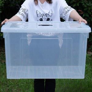 투명 리빙박스 초대형 특대형 상자 플라스틱 진열 140L 수납박스 케이스 /80L/