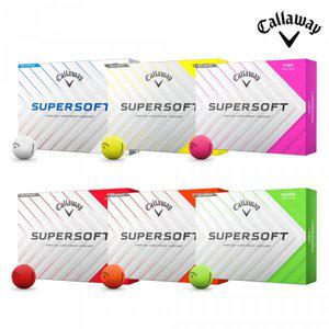 [캘러웨이] 2025 슈퍼소프트 골프공 [2피스][화이트/핑크/오렌지/옐로우/레드/그린]