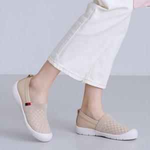 에스유니 우븐 포인트 경량 발편한 여성 슬립온 단화 운동화 3.5cm