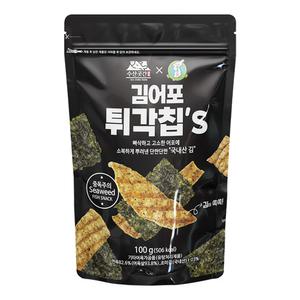 [품질보장] 김어포 튀각칩스 100g x 5봉