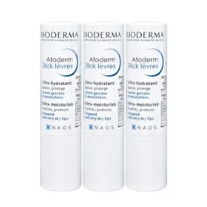 바이오더마 아토덤 스틱 레브르 립밤 3개팩