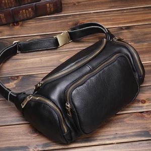 허리가방 남성용 가죽 허리쌕 허리 힙색 힙쌕 가방 벨트파우치 허리백 작업용 가죽힙색 슬링백