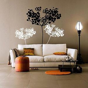 그래픽스티커트렌 눈꽃나무(소형) WBWG011