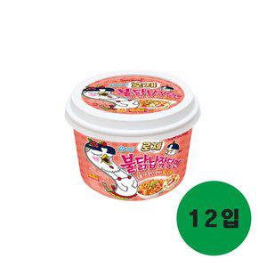 [삼양] 로제 불닭 납작당면 큰컵 12입
