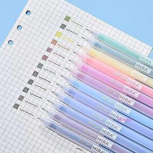 예쁜필기 세트 컬러볼펜 0.5mm 12색 중성펜 펜선물rst795