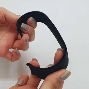 블랙 똥머리 스틱 밴드 당고머리 똥머리밴드-WFFNQDQ