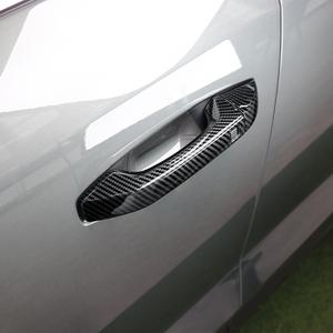 무쏘 EV 튜닝 도어손잡이 커버 카본 몰딩